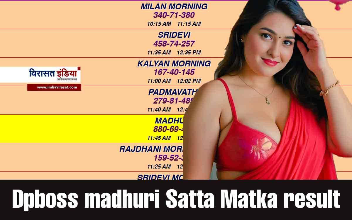 Dpboss madhuri Satta Matka result: 5 November आज के Dpboss से Lucky Numbers देखें